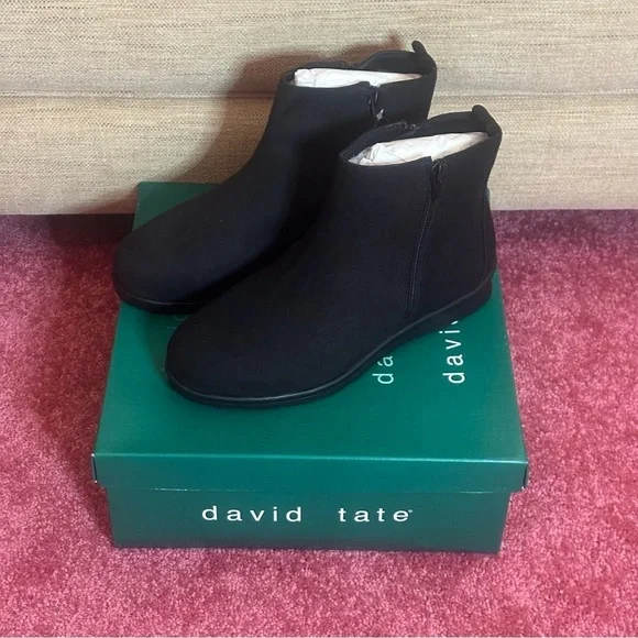 🥾NWT David Tate Waterproof Nubuck/Leather Caddy Boots - Picture 4 of 13